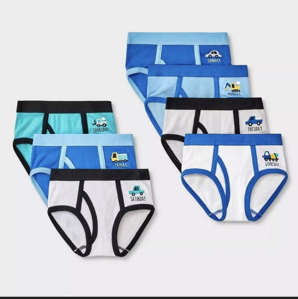 NEW Cat & Jack Days of the Week Underwear Set